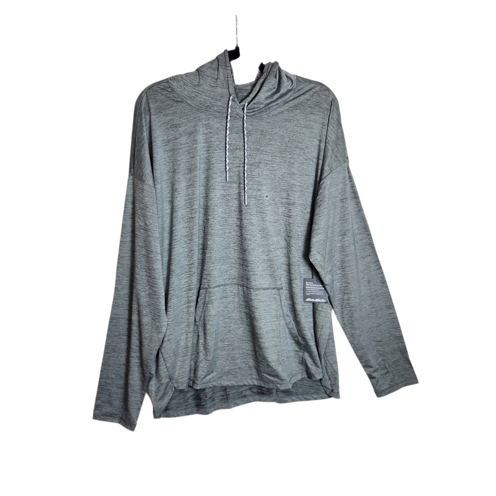 Eddie Bauer Women Resolution Guide Hoodie Gray XXL T2XL Performance Activewear